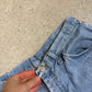 Wrangler Jorts 34” Blue Denim Relaxed Fit