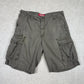 Lee Cargo Shorts 36” Brown Colourway Baggy Fit Pockets