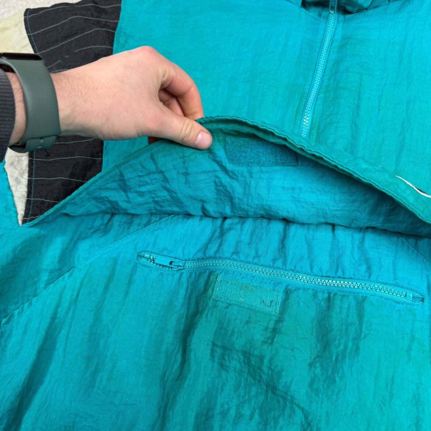 Florida Marlins Starter Jacket Large XL Vintage Turquoise 90s