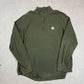 Carhartt 1/4 Zip Jumper XL Khaki Colourway