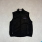Polo Jeans Fleece Gillet Large Black Embroidered Logo Full Zipåç