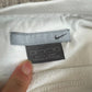 Nike White Medium Silver Tag Small Swoosh Sweatshirt Y2K