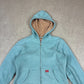 Dickies Hoodie Large Teal Blue Colourway Sherpa Lined Fleece