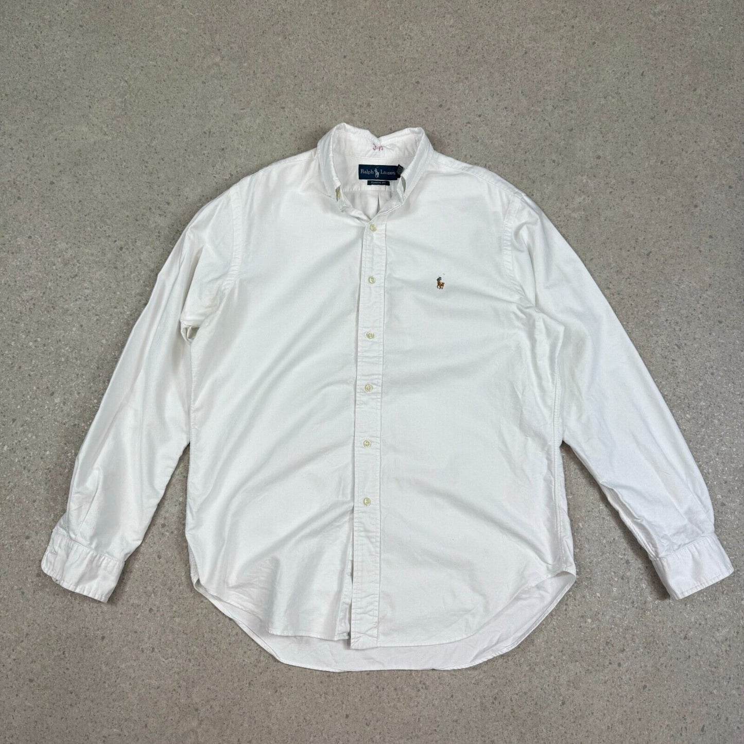 Ralph Lauren White Shirt Medium