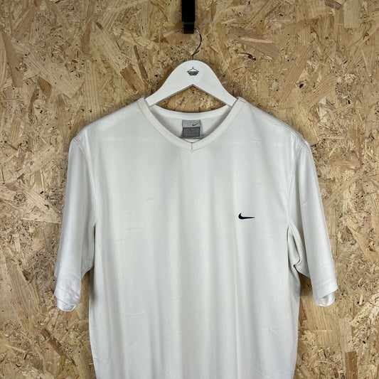 Nike T Shirt White Y2K Men’s Large