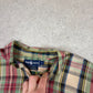 Ralph Lauren Short Sleeve Shirt Large Check Embroidered Logo Short Sleeve