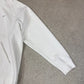 Nike Small Swoosh Hoodie Medium White Embroidered Swoosh Silver Tag Y2K