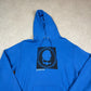 Champion Hoodie Large Blue Hooded