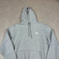 Nike Club Hoodie 2XL Grey Colourway Hoodie
