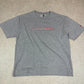 Puma T Shirt XL Grey Embroidered Logo Y2K Oversized Fit Short Sleeve