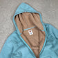 Dickies Hoodie Large Teal Blue Colourway Sherpa Lined Fleece
