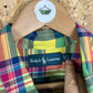 Ralph Lauren check short sleeve shirt large