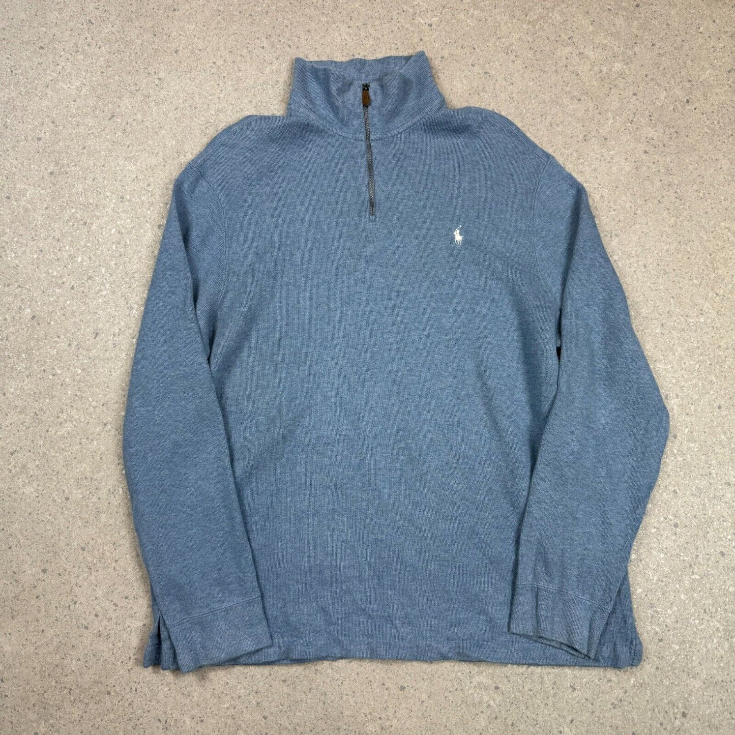 Ralph Lauren 1/4 Zip XL Light Blue Colourway