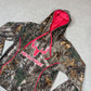 Real Tree Hoodie Small Pink Logo Lined Hooded