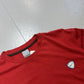 Nike T-Shirt Athletic Cut Graphic Print Long Sleeve Y2K Red Mens Large