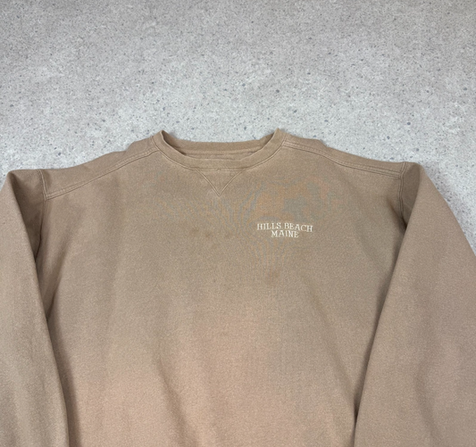Vintage Lee Sweatshirt XL Hills Beach Maine USA Heavyweight