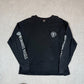 Harley Davidson Long Sleeve T Shirt XL Black Mexico Y2K