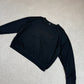 Stussy Australia Sweatshirt Women’s 14 Cropped Style Black Embroidered Logo