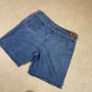 Wrangler Jorts 44” Blue Baggy Fit Denim