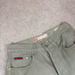 Lee Copper Shorts 30” Beige Colourway Leather Badge