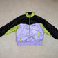 Puma Windbreaker Medium 90s Style Retro Embroidered Logo Cotton Lined