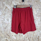 mens nike dri fit shorts Red medium White Logo