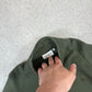 Carhartt 1/4 Zip Jumper XS Khaki Embroidered Logo Women Boxy Fit Long Sleeve