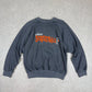 Adidas X Streetball RARE Small Grey Embroidered Spell Out Sweatshirt 90s