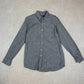 Ralph Lauren Shirt Medium Grey Check Pattern