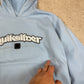 Quiksilver Hoodie Small Baby Blue Colourway  Embroidered Logo Hooded