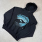 Represent Shark Hoodie Large Shark Relaxed Fit Heavyweight Hooded