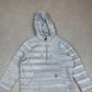 Carhartt Hoodie Small Grey / White Colourway Half Zip Embroidered Logo
