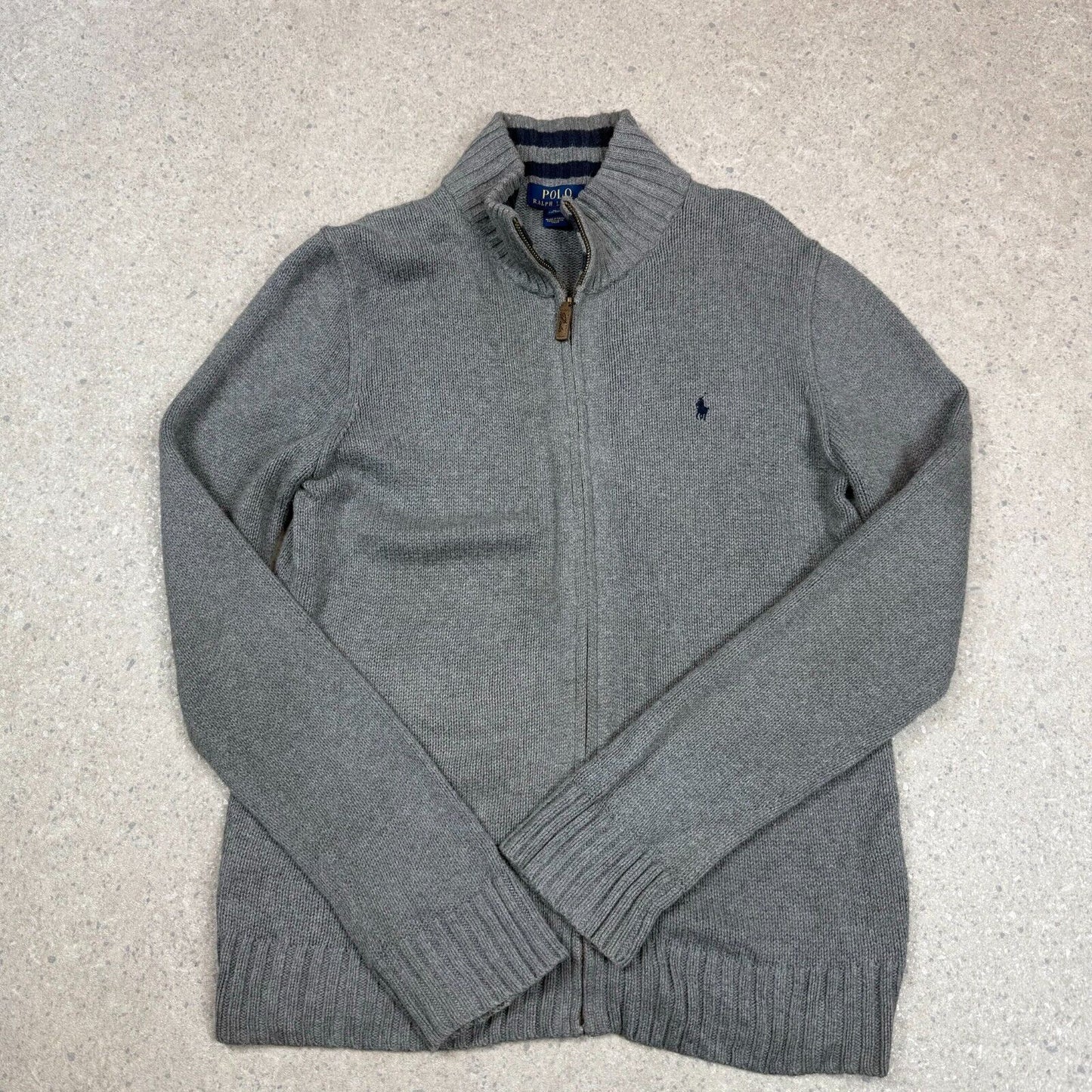 Ralph Lauren Full Zip S/M Jumper Cotton