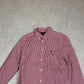 Ralph Lauren Shirt Small Red White Colourway Check Embroidered Logo