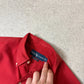 Ralph Shirt Large Red Colourway Thick Cotton Button Down Long Sleeve