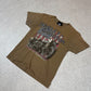 Harley Davidson Museum T Shirt XS Small Brown Colourway Milwaukee Vintage