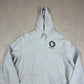 Carhartt Hoodie 2XL Light Blue Hooded Pocket Logo