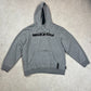 Nike Centre Swoosh Hoodie Medium Grey 90s Mizzou Hooded Sweatshirt