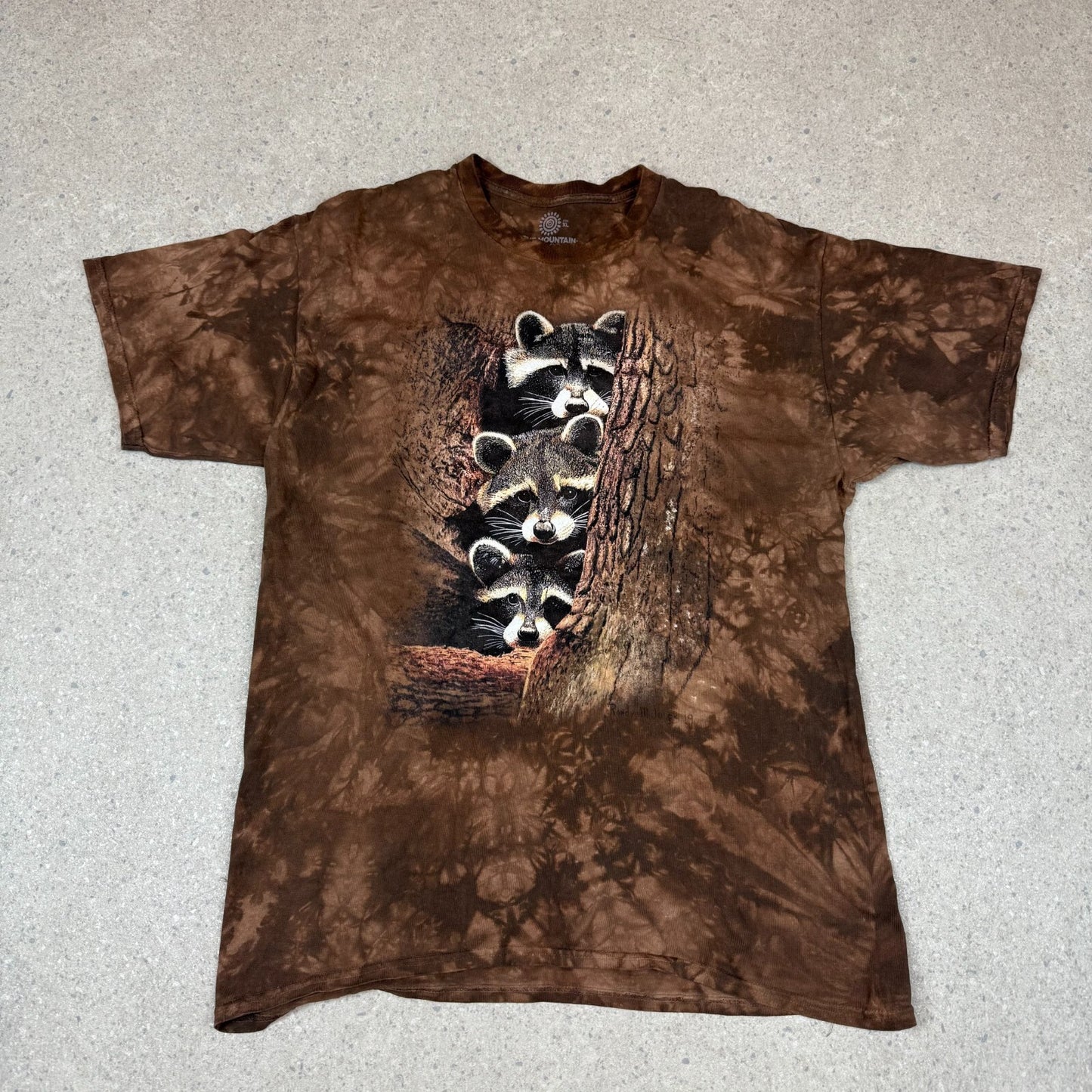 The Mountain Beavers T Shirt XL Brown Colourway Short Sleeve Made in USA