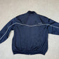 Nike Track Top 2XL 90s Navy / White Colourway Lined Retro