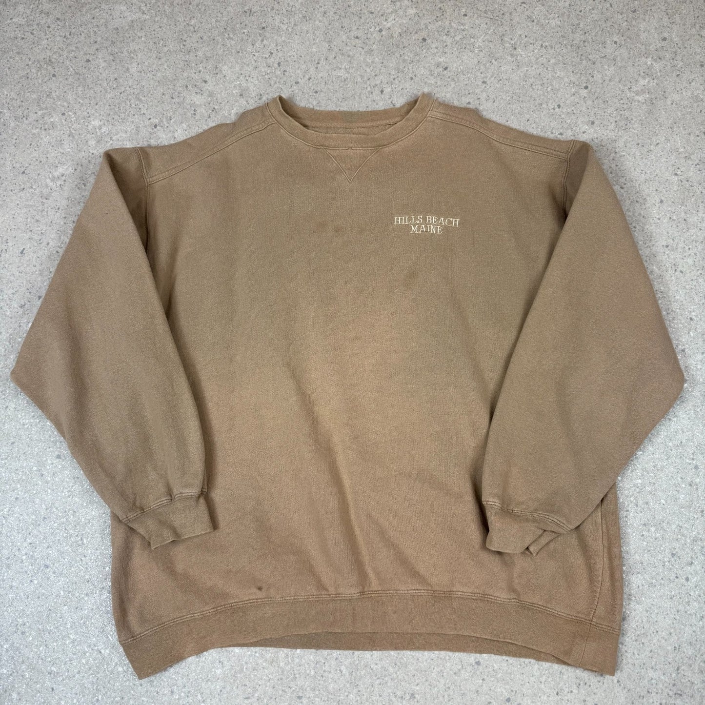Vintage Lee Sweatshirt XL Hills Beach Maine USA Heavyweight