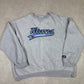 Tennessee Titans Sweatshirt XL Grey Puma 90s Sweater Embroidered Relaxed Fit