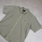 Ralph Lauren Shirt XXL Yellow Check Short Sleeve Button Down Blake Cotton