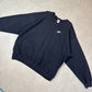 Nike Club Sweater 90s 2XL Black Colourway Made in USA Heavyweight