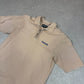 Timberland Polo Shirt Large Beige Colourway Embroidered Logo Short Sleeve
