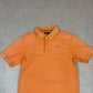 Tommy Sport Polo Shirt Large Orange Colourway Embroidered Logo