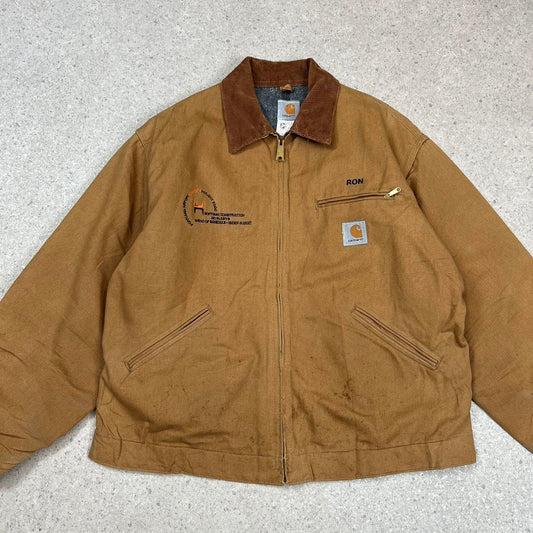 Vintage Carhartt Detroit Jacket XL tan