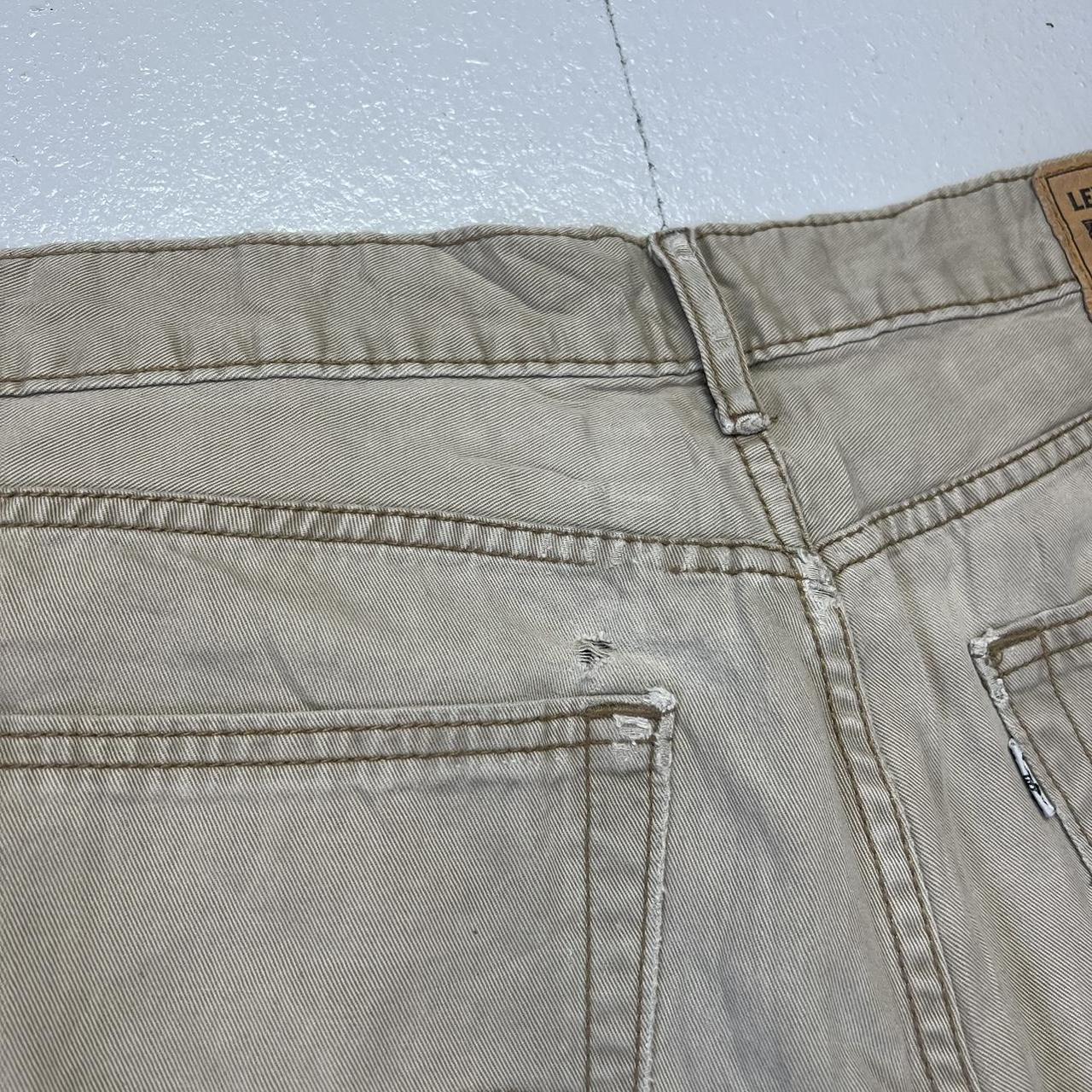 Levis cream jorts 36”