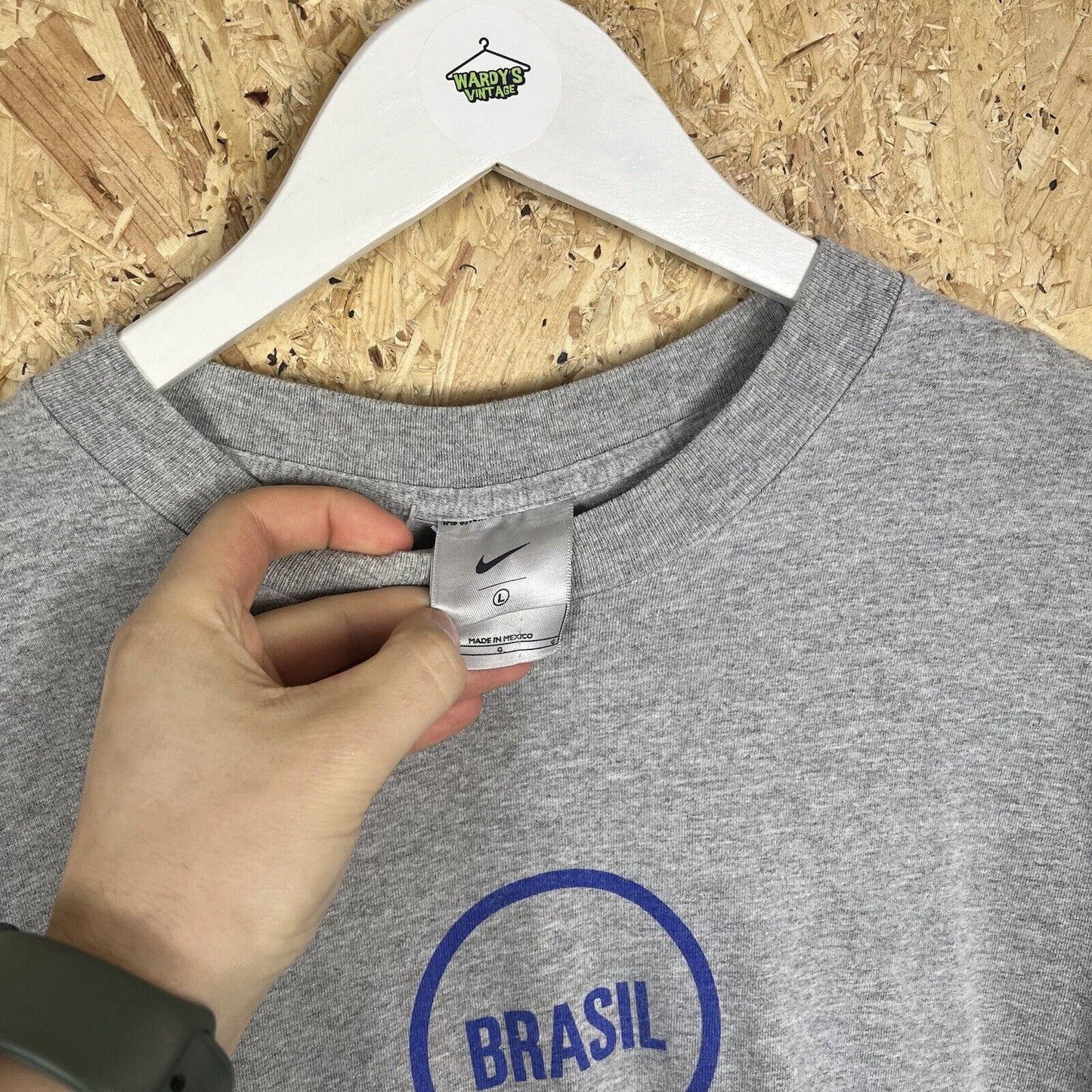 Nike Brazil Long Sleep T-shirt Y2K Retro Men’s Large