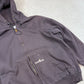 Carhartt Heavyweight Full Zip Hoodie Large Purple